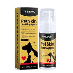 Lemmikkieläinten ihosuihke Koiran ja kissan ihonhoitosuihke, rauhoittava suihkepuhdistus ja pehmennys 1pc