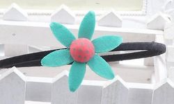 Børns Sol blomst Dejlig dot hårnåle Band Baby Piger Hårbøjle til børn Tiara Prinsesse Bryllup Acessorio De Cabelo T