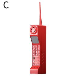 Klassinen vanha vintage ulkona retro tiili dual sim matkapuhelinmalli Punainen