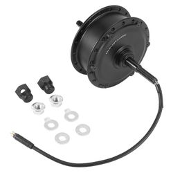 Ebike takapyörän harjaton napamoottori sähköiseen polkupyörän pyörävetoon Musta