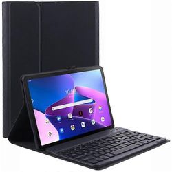 Yhteensopiva Lenovo Tab M10 Plus (3. sukupolvi) / Xiaoxin Pad 2022 10.6 tuuman PU-nahkaisen tablettitelinekotelon kanssa Bluetooth-näppäimistöllä M...