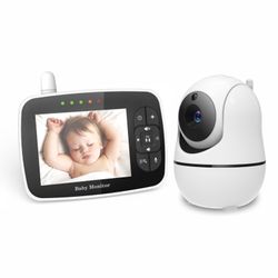 Sm935e babymonitor HD Smart Baby Monitor Voice Intercom Crying Warning Dag- og nattmonitor