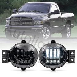 2stk LED DRL tågelygter til Dodge RAM 1500 2500 3500 03-08 Durango 04-06 Front kørsel kørelys samling