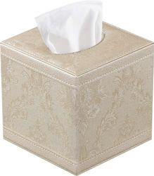 Heyone Laatikon kansi neliö, päivitys 99% yhteensopiva suurikokoinen koko, moderni pehmopaperilaatikon pidike lautasliinalle kasvopaperille, nahkak...