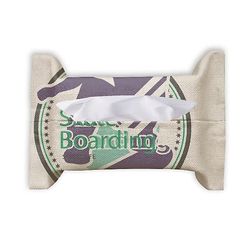 Extreme Sports Atleter Skate Boarding Illustration Køkkenrulle Tissue Bag Serviet Bumf