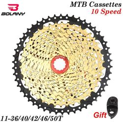 Bolany Mtb Mountain Bicycle Svinghjul 10 Hastighed 36t 40t 42t 46t 50t Cykel Kassetter Sproket 10v For Shimano Hg Freewheel MTB 10 hastighed 11-40T