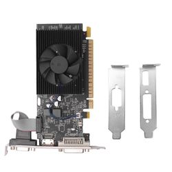 GT730 2 Gt:n näytönohjain GV-N730-2GI D3 64-bittiset GDDR3-näytönohjaimet GT 730 D3 Dvi käytetyt VGA-kortit -comp Musta