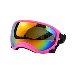 Dog Goggles Store hund solbriller, hund beskyttelsesbriller med justerbar rem uv beskyttelse Winproof hund hvalp solbriller, velegnet til mellemsto...