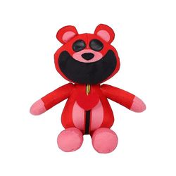 Smilende Critters Series Plysj Leker Soft Stuffed Doll Figur Pressure Relief Plushies Doll Gaver til fans og venner 11.8in [hs] Bjørn