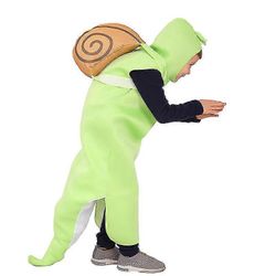 Pehmeä etanan kuori Pieni etana Vihreä kuori Söpö esitys Rekvisiitta Eläin Halloween Cosplay Juhlapuvut naisille Miehet M