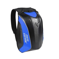 Moottoripyöräurheilureppu vedenpitävä Yamaha hiilikuitu moottoripyörälaukku ajo moto pyörä motocross matkatavaralaukut Sininen