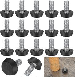22 pakkausta säädettävät huonekalujen tasoitusjalat M6 x 21 x 25 mm ruuvit tuolin jalkoihin