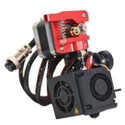 MK8 suorakäyttöinen suulakepuristinsarja kaikki metallikotelot 3 V2 Ender3 Pro 3S -10 3D-tulostimen lisävarusteet-B PunainenMusta