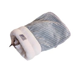 Kissan talvimakuupussi pehmeä pehmoinen kissansäkki itselämmittävä kissan luolasänky sisäkissoille kissan piilopaikat lemmikkien sylissä pidettävä ...