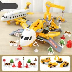 Kiddycorner Megaplane, kuljetuslentokone Autolelusetti musiikilla ja valolla Engineering-sarja