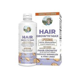 UUSI Mary Ruths Naisten hiusten kasvu MAX Lipsomal Lustrivalla (15.22 Fl Oz.)