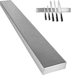 Ruostumattomasta teräksestä valmistettu magneettinen veitsenpidike, ruokailuvälineteline, pituus 30 cm