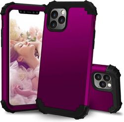 Ubiuo iPhone 11 Pro Max -kotelo, liangnv [raskas] pudotussuoja kova PC pehmeä silikoni Combo Hybrid Impact Defender koko kehon naarmuuntumaton kote...