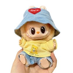 Labubu V2 Vaatteet Sarja Labubu Söpö nukke Pyykkilelut Koristeet Vain Labubu Vaatteet Söpö nukkenelu (N