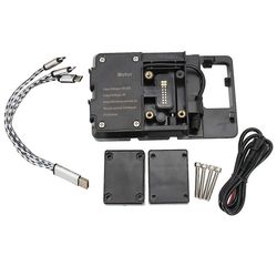 Puhelimen pidike Navigointi USB-laturiteline BMW R1200GS:lle