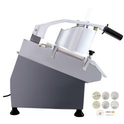 Succebuy Machabeau JKC-300 sähköinen vihannesleikkuri 6 x leikkuulevyllä, monitoimikone 550W vihannesprosessori ruostumaton teräs