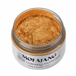 Mofajang 9 väriä unisex hiusväri vaha muta värjäys muotoiluvoide tee-se-itse-värjäys Kultaa