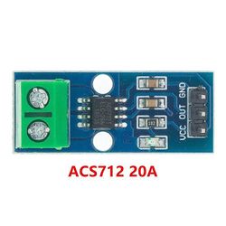 Kredsløbstilbehør 2pcs hal strøm sensor modul acs712 modul 5a 20a 30a hal nuværende sensor modul 5a/20a/30a acs712
