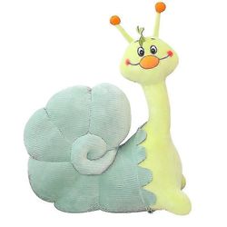 Söpö sarjakuva etananukke tyyny pehmo lelu tytöt nukkua käpertyä nap tyyny syntymäpäivälahja Keltainen 25cm