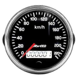 ainutlaatuinen GPS-nopeusmittari 12v/24v 85mm 220km/h autoon ja moottoripyörään