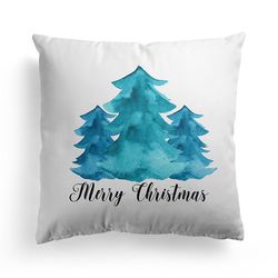Witdreamer Christmas Pudebetræk Sofa Talje Kast Pude Solid Cover Blue Elg Home Indretning 2