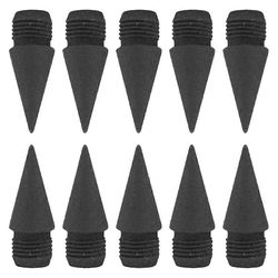 Vaihtokärjet 10 kpl mustaa grafiittia, musteetonta kynänpäätä kotikäyttöön Musta 1.40X0.40X0.40CM