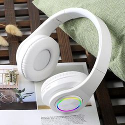 Fantastiske Bluetooth-kompatible headset Letvægts genopladelig Bluetooth-kompatibel 5.0 foldbar bærbare hovedtelefoner Fint håndværk til sport