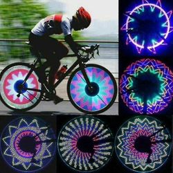 32led cykelcyklar Cyklar Rainbow Wheel Signal Däck Ekerfälg Ljus