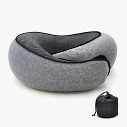 Matkatyyny - matkakaulatyyny, memory foam matkakaulatyyny lentokoneisiin, matkaniskatyyny helmikuu2 Harmaa