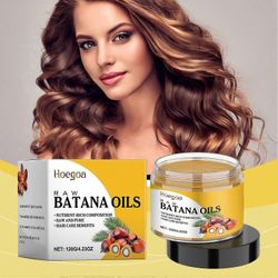Raaka batanaöljy hiusten kasvuun, 100% luonnollinen puhdas Dr. Sebi Batana -öljy Hondurasista, estää hiustenlähtöä, edistää hiusten kasvua ja paksu...