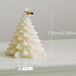 Barsinfi 1 Stck Weihnachtsbaum-duftkerze Tisch-foto-required Geburtstagsgeschenk Perfekt Fr Meditation Stressabbau Stimmungsaufhellung Bad Yoga E