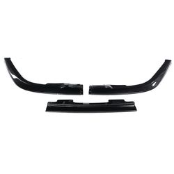 GreenZech Främre stötfångare läppspoiler för subaru impreza wrx sti s204 2006-2007 kolfiber look splitter cover trim body kit 3st