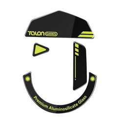 Lasiset hiiren jalat, jotka ovat yhteensopivat G502-langattoman hiiren kanssa, pyöreät ja kaarevat hiiren lasirullat Musta