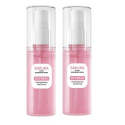Sakura-tuoksun antiperspiranttisuihke kainaloiden hikihajun poistamiseen Antiperspirantti 2 kpl