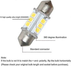 Marine Led vaihtolamppu Veneen lamput Erittäin kirkkaat 12 voltin 32 mm: n sipulit veneen navigointivaloille Veneen ankkurin valokannen valot keula...