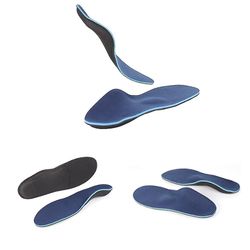 Coosilo Orthotic Indersål Arch Support Flatfoot ortopædiske insoller blå M(7-7.5inch)