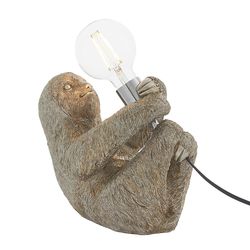 Merano Lighting Andria Bordlampe Vintage Sølv Maling &Krom plade