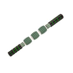Yunshu Muskel rullepind Massage Stick Rulle effektiv lindre kramper smerter GRØN