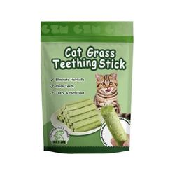 Cat Grass Teeth Grinding Stick Pet Snacks Hairball Removal Mild Hair Row Ready To Eat Cat Baby Cat Teeth Cleaning Sticks 6/12/18kpl 6pc