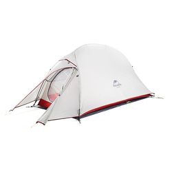 Tents Cloud Up 1 enkelt mand 1 person campingtelt udendørs ultralette lejrtelte 2018 opdateret version nh15t001-t Grå 20D