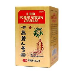 IL HWA Korean Ginseng 100 capsules of 612mg