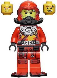 LEGO Ninjago Meriintarvikeutuva sukellus Kai Minihahmo vuodesta 71756