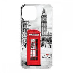 Crazy Kase Sag for iPhone 12 (6,1) Soft Jeg elsker London