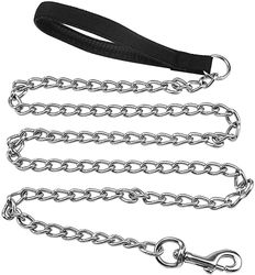 Xqday Heavy Duty Dog Snor Kæde, Hund Kæde Snor til store hunde Mellemstore Hunde, 1.8m