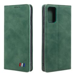 Etui til Xiaomi Poco M3 Cover Magnetisk lukning Tegnebog Bog Flip Folio Stand View Læder cover Stødsikker - Grøn